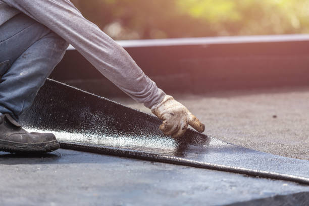 Professional Interior Drainage System technician working in Jacksontown, OH
